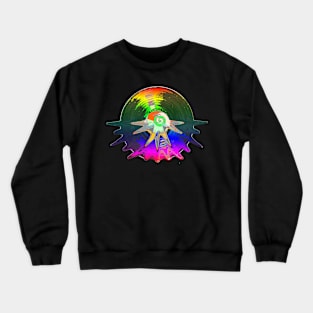 vinyl popart Crewneck Sweatshirt